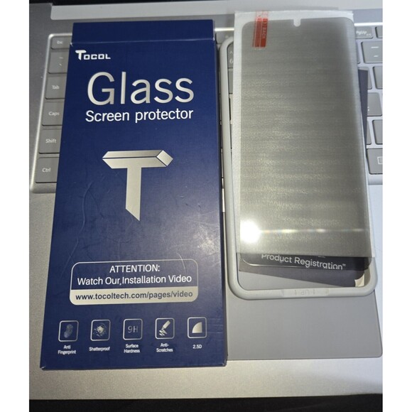 Tocol Glass Screen Protector for Galaxy S22+ - Picture 3 of 3